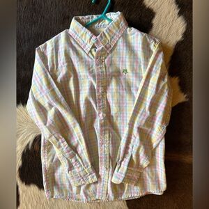 Plaid Button Down Kids Shirt